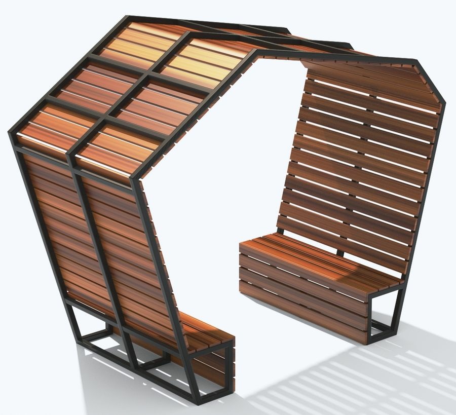 14191 ПЕНТА Comfort 1, беседка парковая LAB.Space 