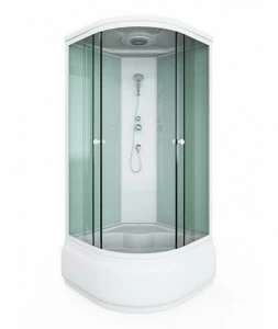 Душевая кабина Arcus S-40 (80х80) высокий поддон, матовое стекло (3 части) S-40