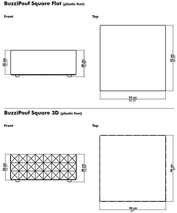 BuzziSpace Пуф с обивкой из звукопоглощающей ткани sun-id-1466646 - Вид №3