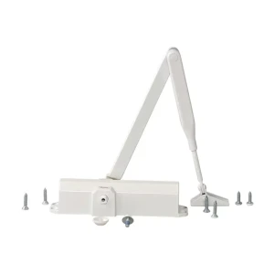 Доводчик дверной 100 Size 2/3/4 90 кг металл цвет белый