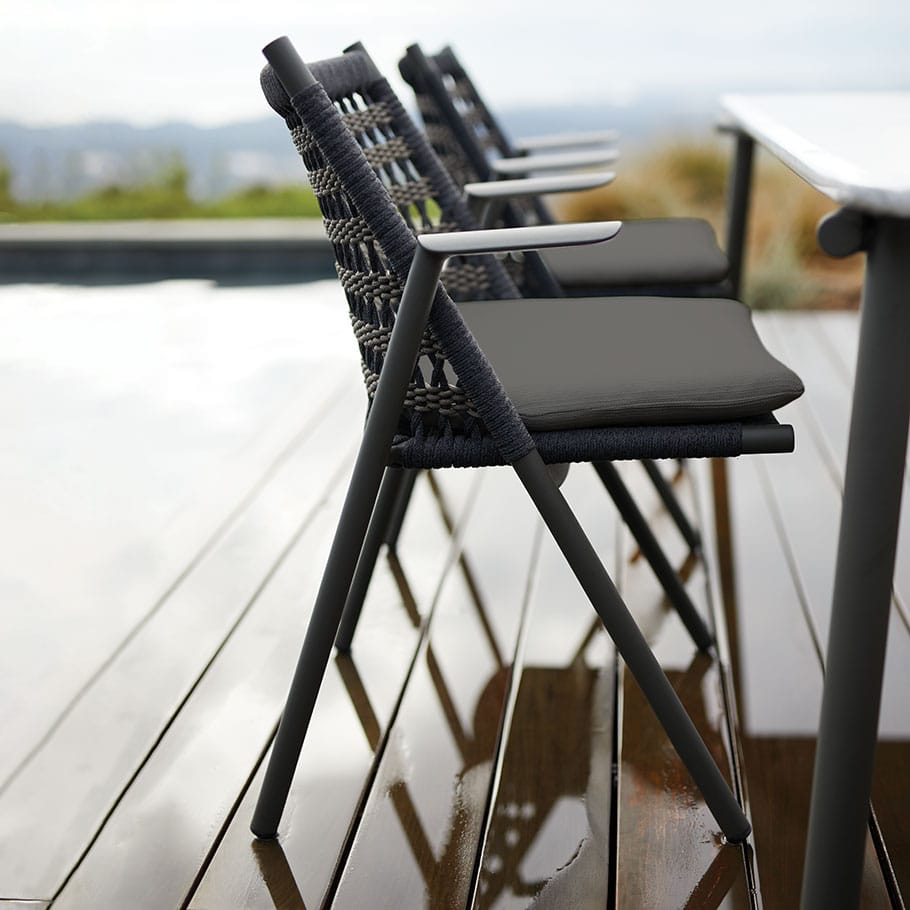 Стул из морской веревки с подлокотниками JANUS et Cie Anatra ARCH-00120494 - Вид №10