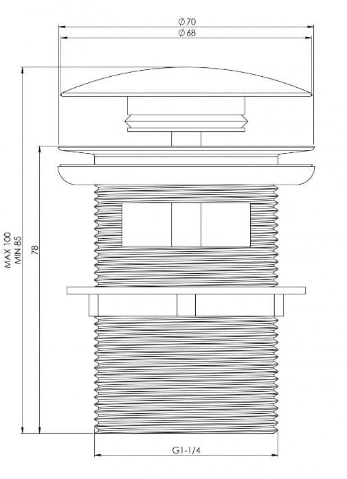 Раковина из нержавеющей стали для умывальника LUSSO Luxe ARCH-00146805 - Вид №23