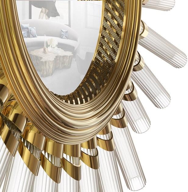 LUXXU Круглое настенное зеркало Majestic sun-id-1474678 - Вид №1