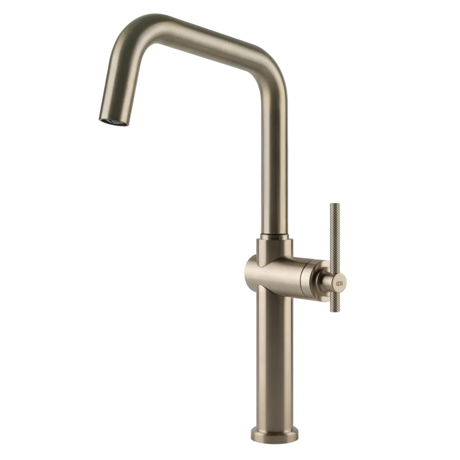 Смеситель для раковины 60650 149 Gessi Habito МАТОВЫЙ НИКЕЛЬ FINOX 60650149