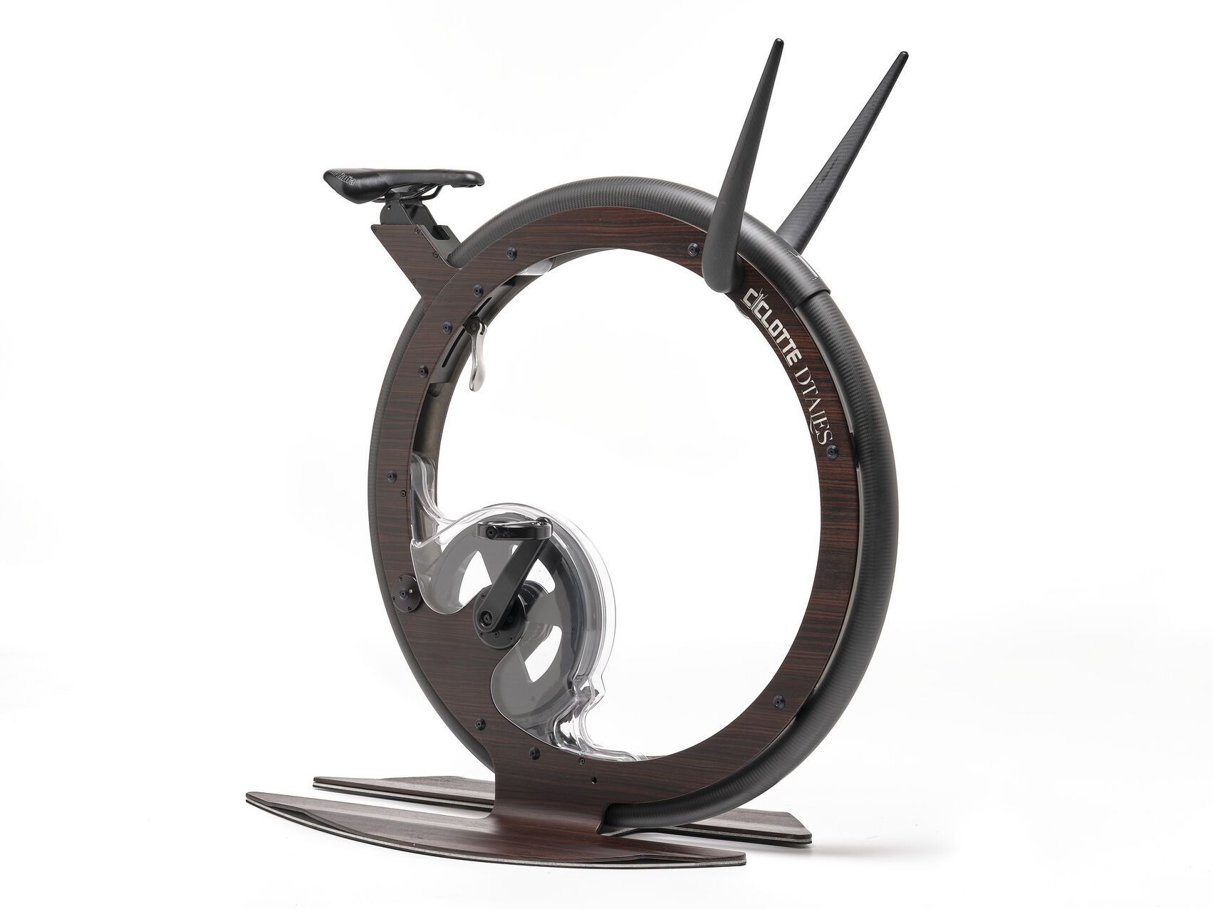 Велотренажер из дерева, стали и углеродного волокна Ciclotte CICLOTTE DTALES ARCH-00050246 - Вид №6