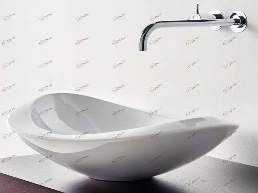 Накладная раковина на столешницу  овальная Rapsel sun-id-1384880