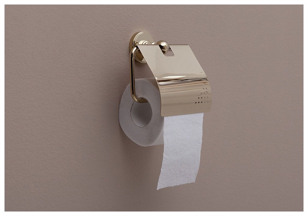 Держатель туалетной бумаги Aquanet 4686, золото 4600 - Вид №2