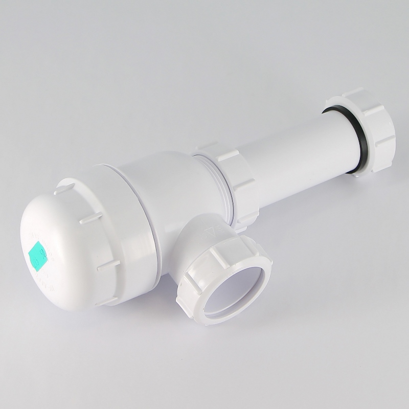 Сифон McAlpine бутылочный 1 1/2"х40 мм без выпуска выход компрессионный D=40 мм MRSK2NW - Вид №3