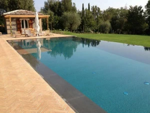 INDALO PISCINE Пейзажный бассейн с водопадом