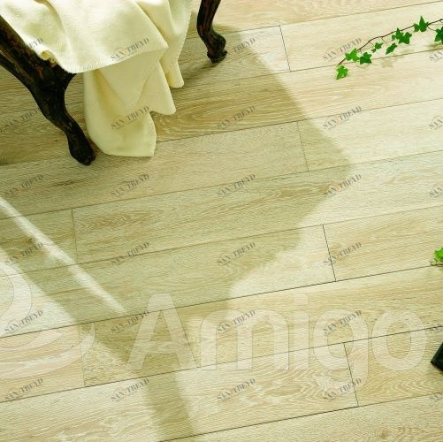 Массивная доска Amigo Classic Мокко Дуб Селект с брашью (Текстурированная) 400-1600х127 мм 3100310033