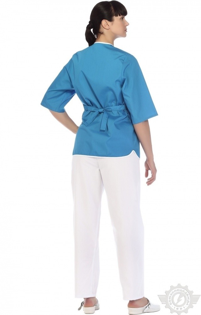 66182 Куртка "Сервис" темно-голубая  Медицинская одежда  размер 52/158-164 Спецодежда  - Вид №10