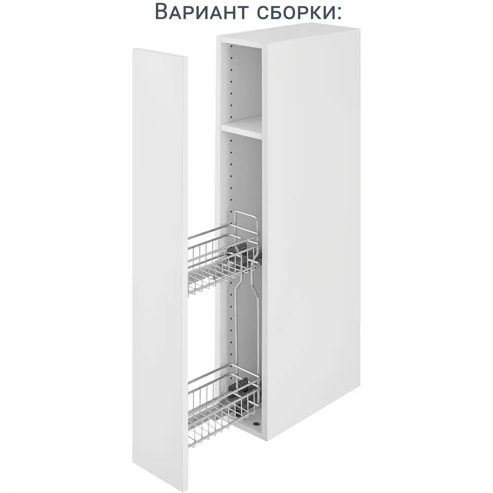 Фасад кухонного шкафа Аша 14.7x102.1 см KONSENSA ЛДСП цвет белый 89419162 STLM-2008847 - Вид №16