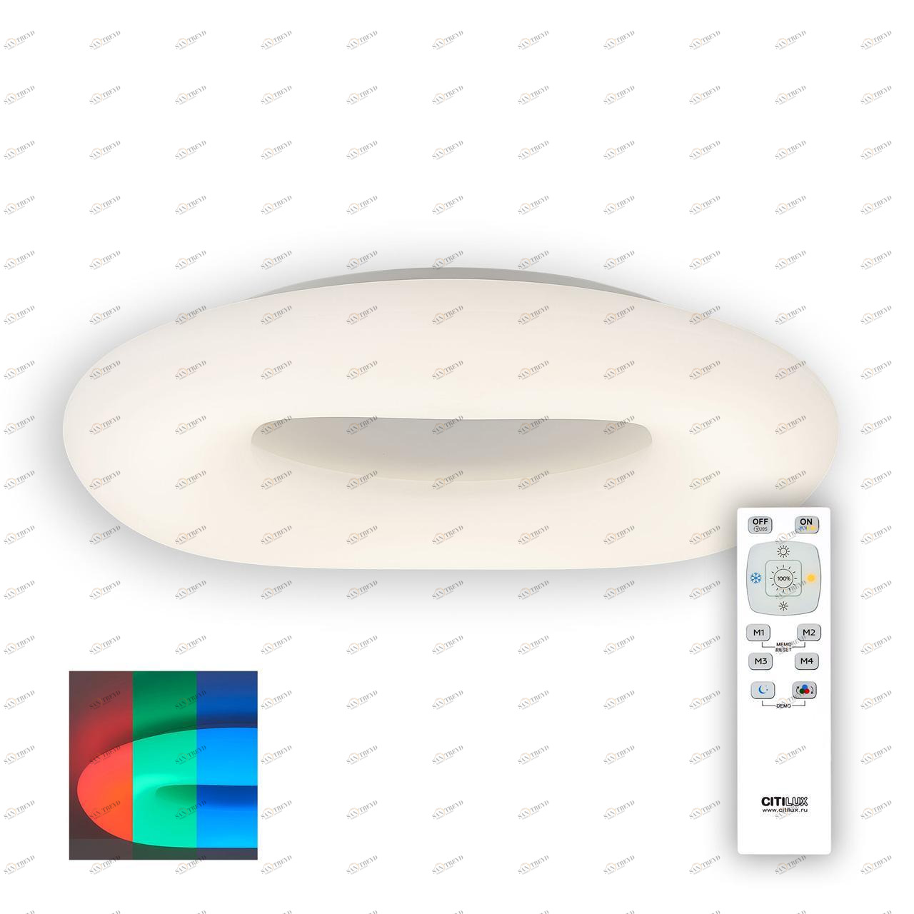 Потолочный светильник Citilux Стратус CL732660RGB CITILUX СТРАТУС 276685 Белый 
