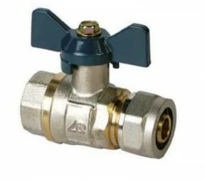 Кран шаровый 1/2х20 F г/ц В баб для МП AQL 1165 AQL 1165