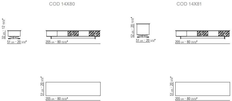 Flexform Буфет из металла с мраморной столешницей Fly sun-id-1467252 - Вид №3