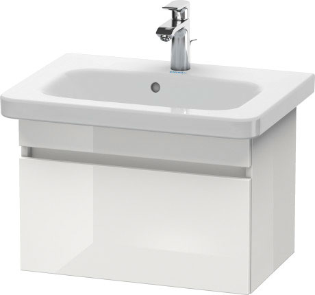 DS637905353 Тумбочка подвесная компакт DuraStyle #DS6379 580 x 368 мм Каштан темный, декор Duravit - Вид №1