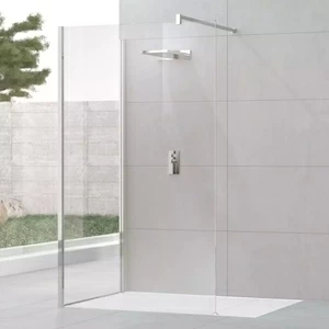 Novellini. Душевой уголок 80x80 см H8 с хромированным профилем KUADRA