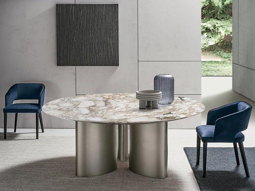 Casamilano Круглый обеденный стол из мрамора sun-id-1360798 - Вид №2