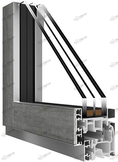 Agostinigroup Окно Fibex с отделкой из керамогранита Venice sun-id-1427301