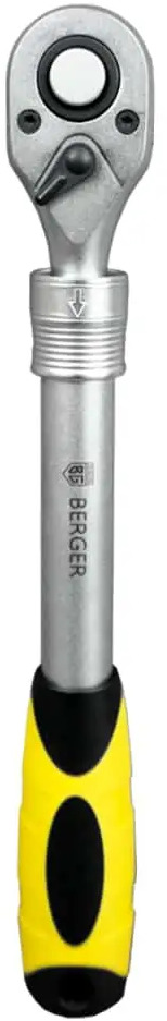 90611912 Ключ трещотка телескопическая Berger BG2282 1/2 дюйма 445 мм 72 зубца STLM-0846783