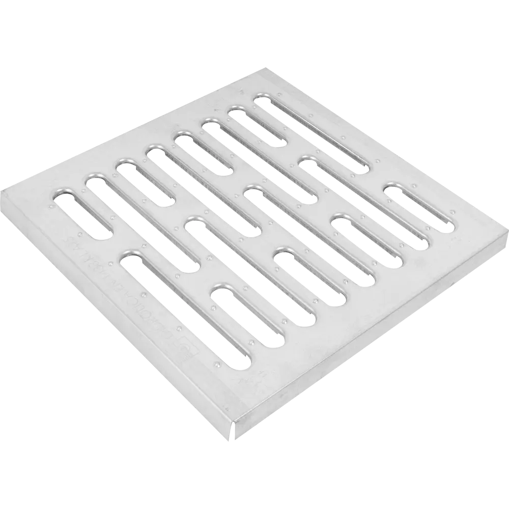 GIDROLICA Point — решетка для дождеприемника, серая сталь 28.5x28.5 см 85178509 STLM-0059537