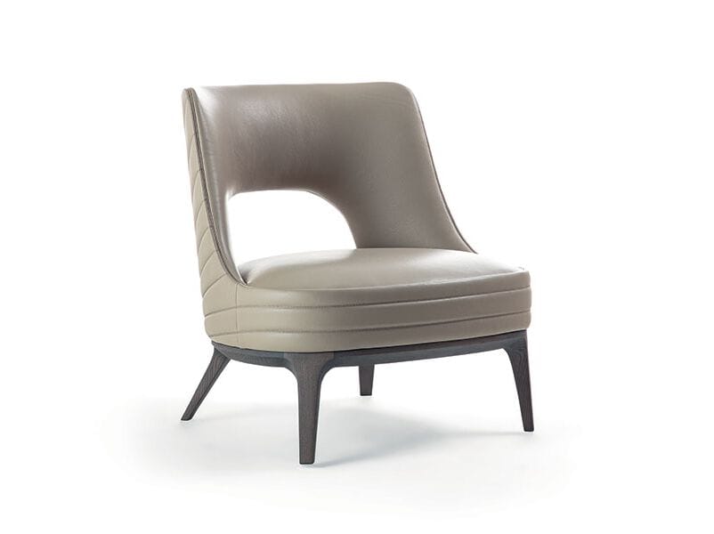 Кожаное кресло Vittoria Frigerio Reina ARCH-00148763