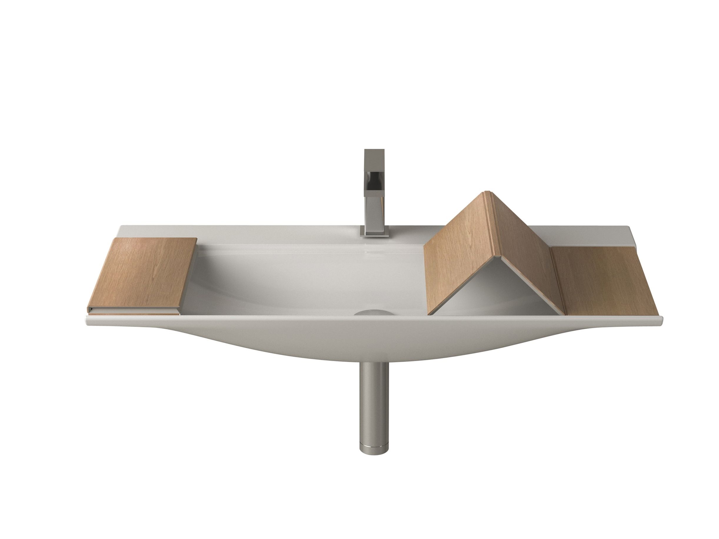 Керамическая прямоугольная одиночная подвесная раковина ArtCeram The One ARCH-00135739