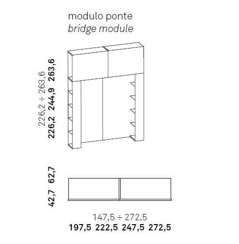 Терминал палубный шкаф с витриной Caccaro Roomy ARCH-00112144 - Вид №3