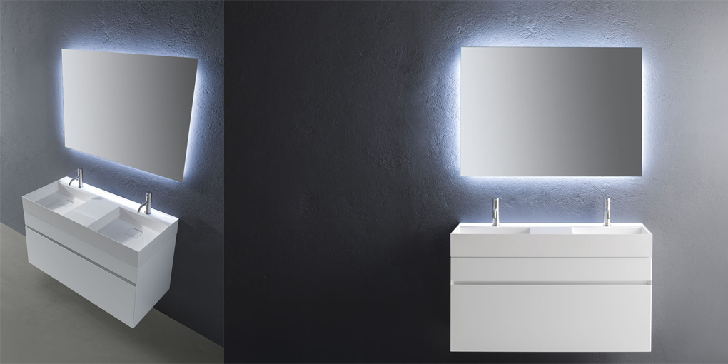 GRAFFIO108 Подвесная раковина настенная овальная Antoniolupi GRAFFIO белая - Вид №1