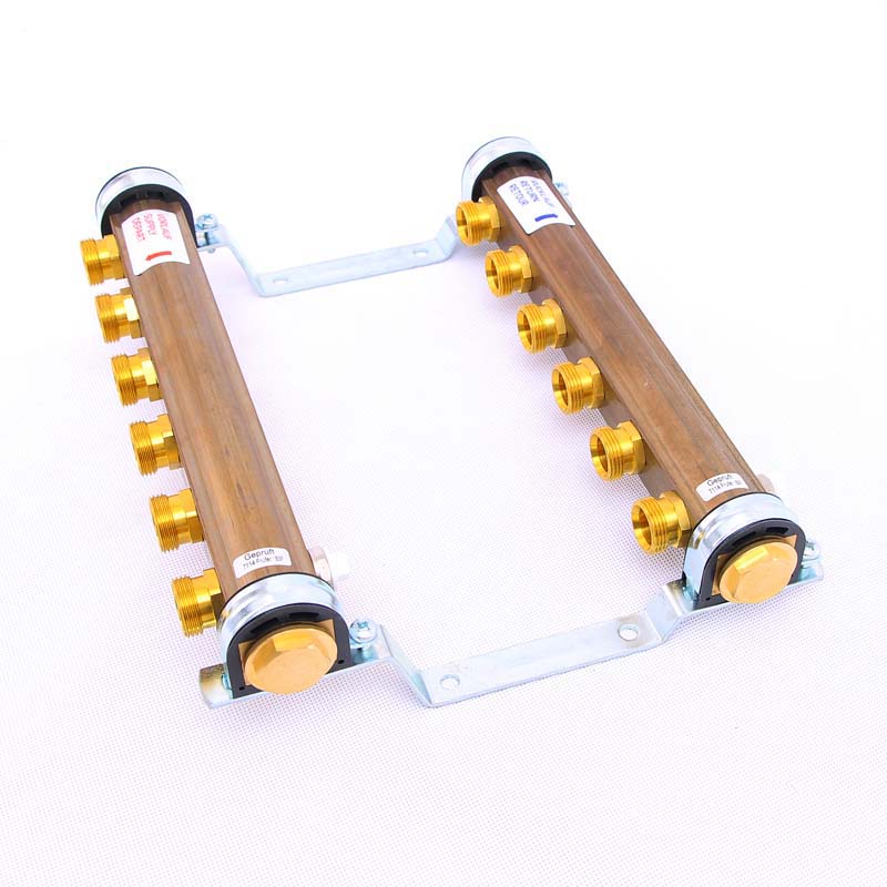 Нерегулируемая коллекторная группа HKV/A WATTS Ind 1"x3/4"ЕК 6 выходов 10004546 - Вид №2