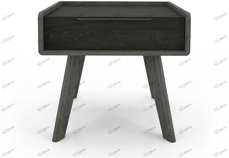 Huppé Прямоугольная прикроватная тумбочка из березы с ящиками Miles 9843 HUPPE