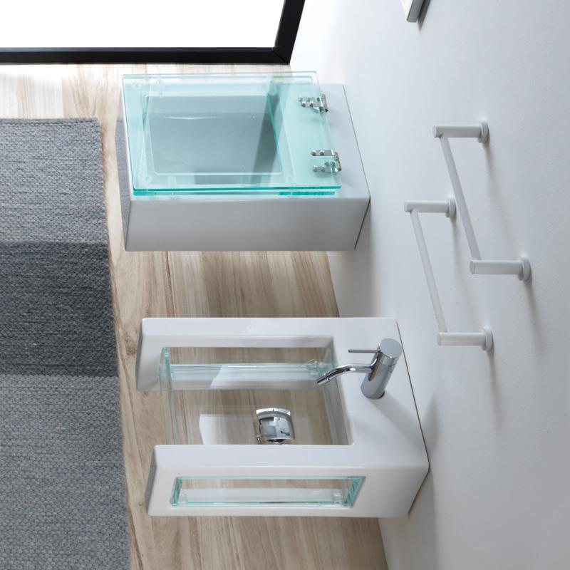 GLCEBISO13 Консоль приставная для установки чаши биде GSG CERAMIC GLASS - Вид №2