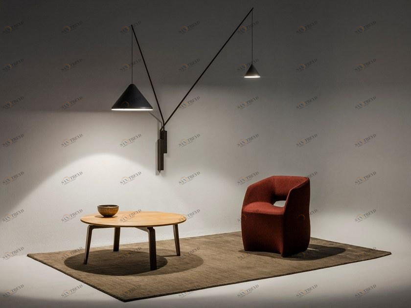 Vibia Настенный светильник из углеродного волокна North sun-id-1439426