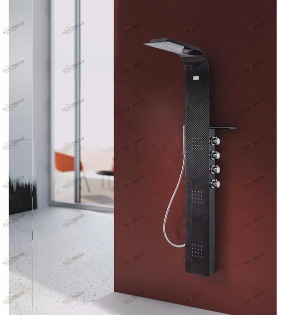 Настенная термостатическая душевая стойка с душевой лейкой Lama Santreyd sun-id-1450926