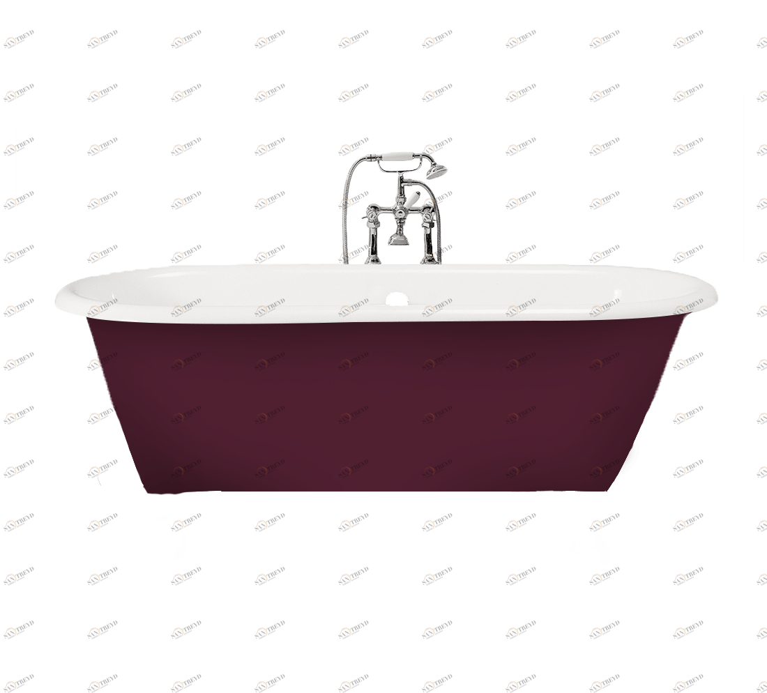 Gentry Home Bexley Cast iron bathtubs with feet Ral 4004 GH101737 