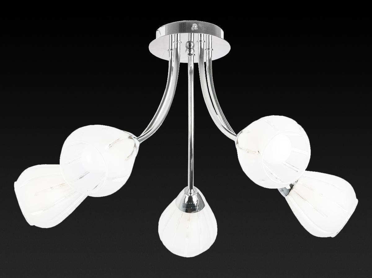 Потолочная люстра Toplight Fay TL3660X-05CH TOPLIGHT FAY 183535 Белый  - Вид №1