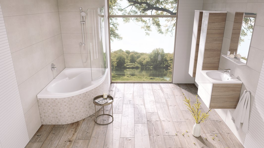 Тумба под умывальник SD 760 ROSA II каппучино/белая Ravak X000001295 - Вид №3