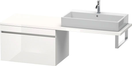 DS533404949 DuraStyle Шкафчик для консоли Графит матовый, декор Duravit - Вид №2