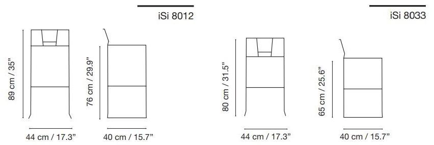 iSimar Стул садовый из стали Chicago 8033 / 8012 - Вид №5