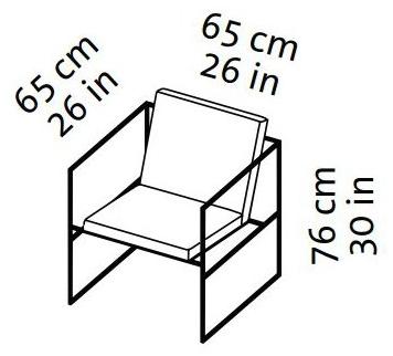 brühl Стул из ткани с подлокотниками Grace sun-id-1486396 - Вид №7