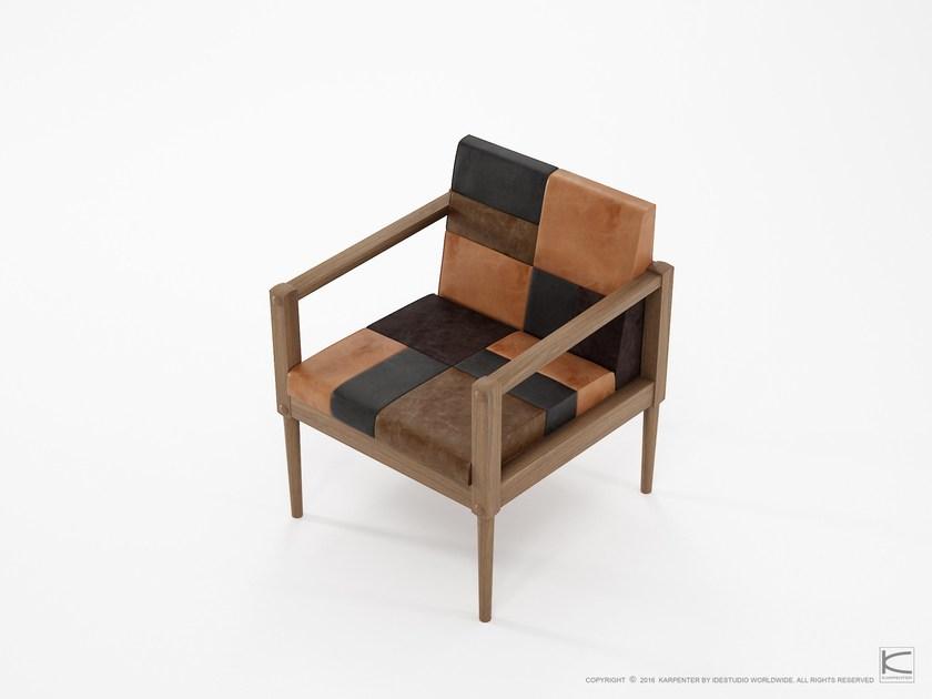 KARPENTER Кресло из дерева с подлокотниками Katchwork sun-id-1460313 - Вид №2