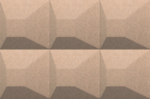 310 110 011 Пробковая 3D-плитка для стен Aztec Pearl GRANORTE 3DForms
