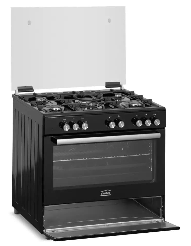5350127 Комбинированная плита Simfer F96MB52001 черный STDN-0040030 - Вид №3