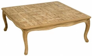 ASTELLO Квадратный садовый столик из тика Pensée