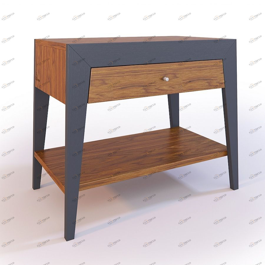 Тумба прикроватная Still, серая, большая BraginDesign BR0168ОС