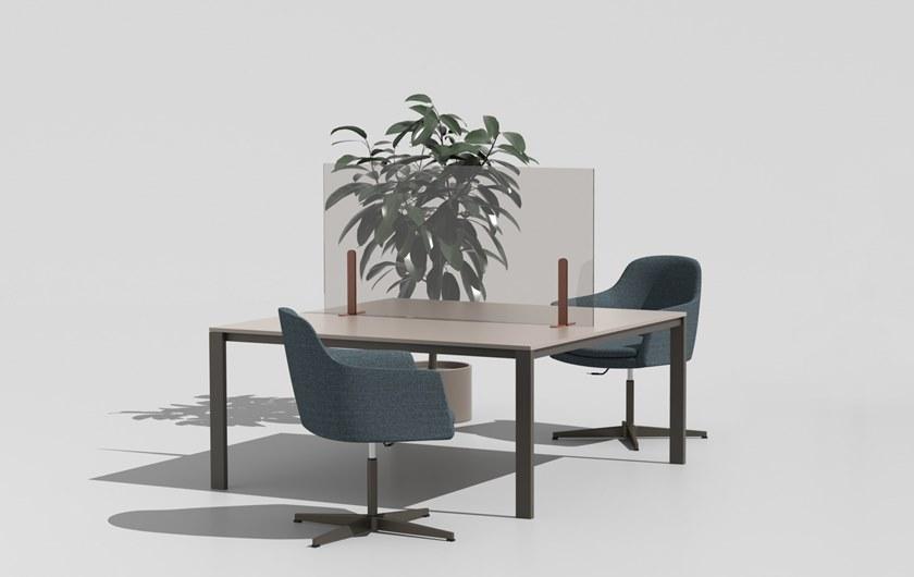 Manerba Настольная перегородка из поликарбоната Hinoki sun-id-1473224 - Вид №1