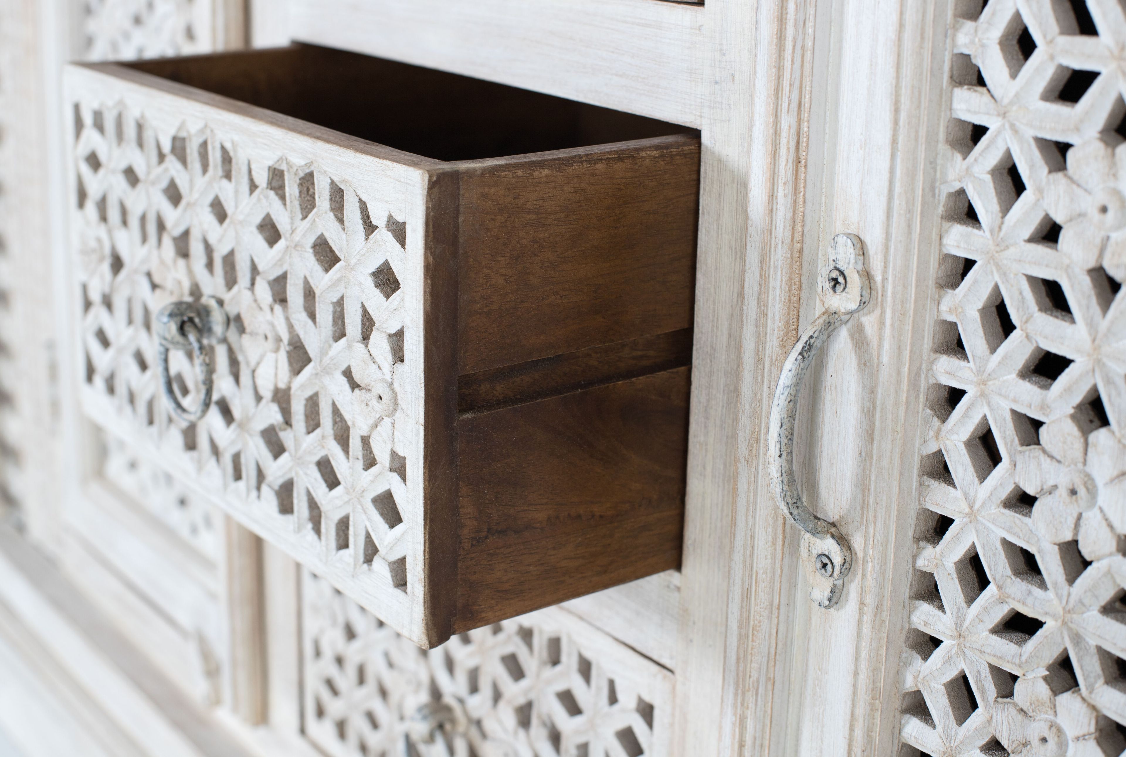 Манго шкаф с распашными дверцами и ящиками Giner y Colomer Бхопал ARCH-00124357 - Вид №3