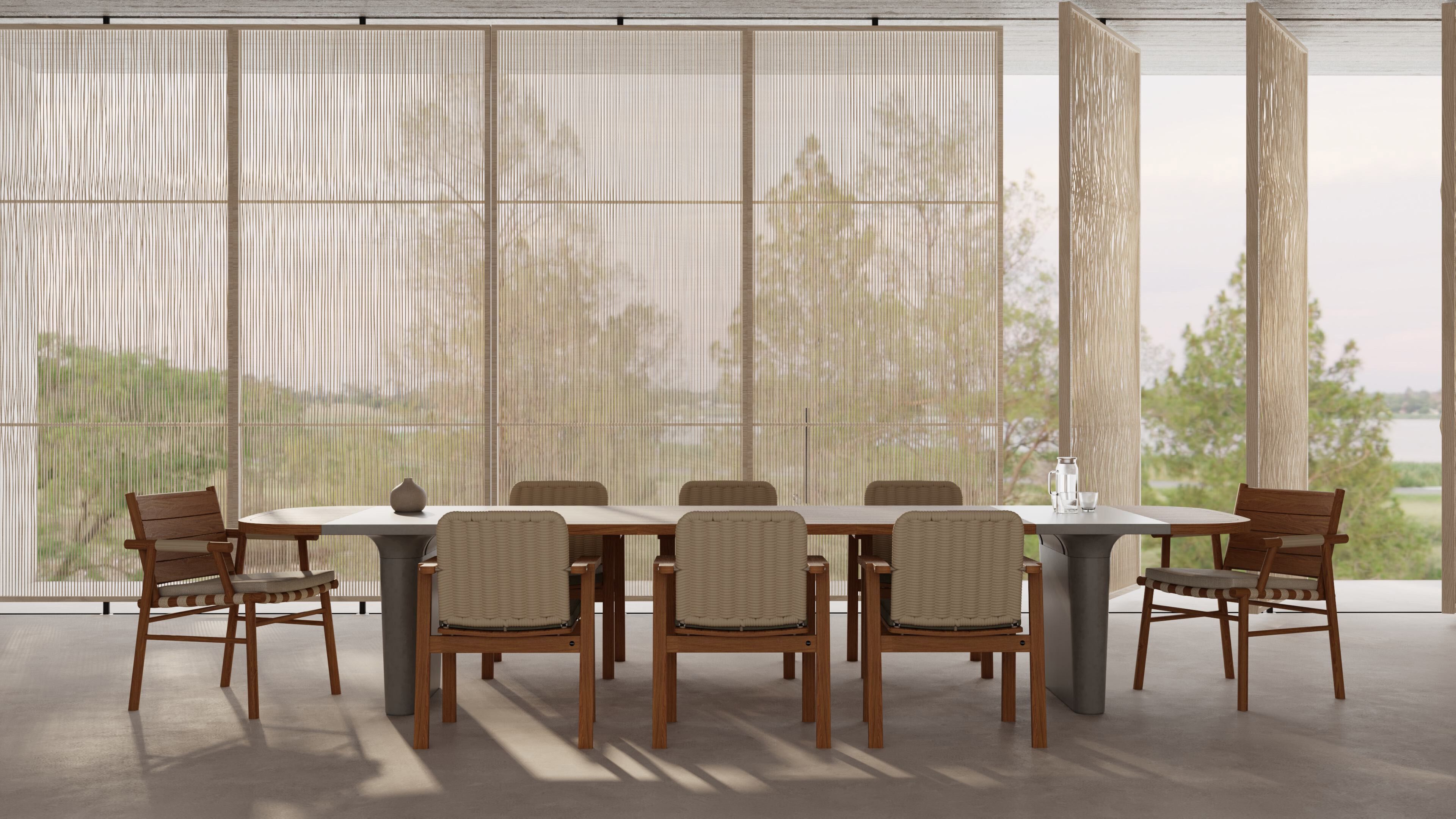 Прямоугольный садовый стол из тикового дерева YAAZ Semt ARCH-00089971 - Вид №4