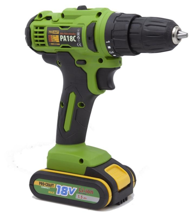 Шуруповерт Procraft PA18C COMPACT 5496767 STDN-0076269 - Вид №2