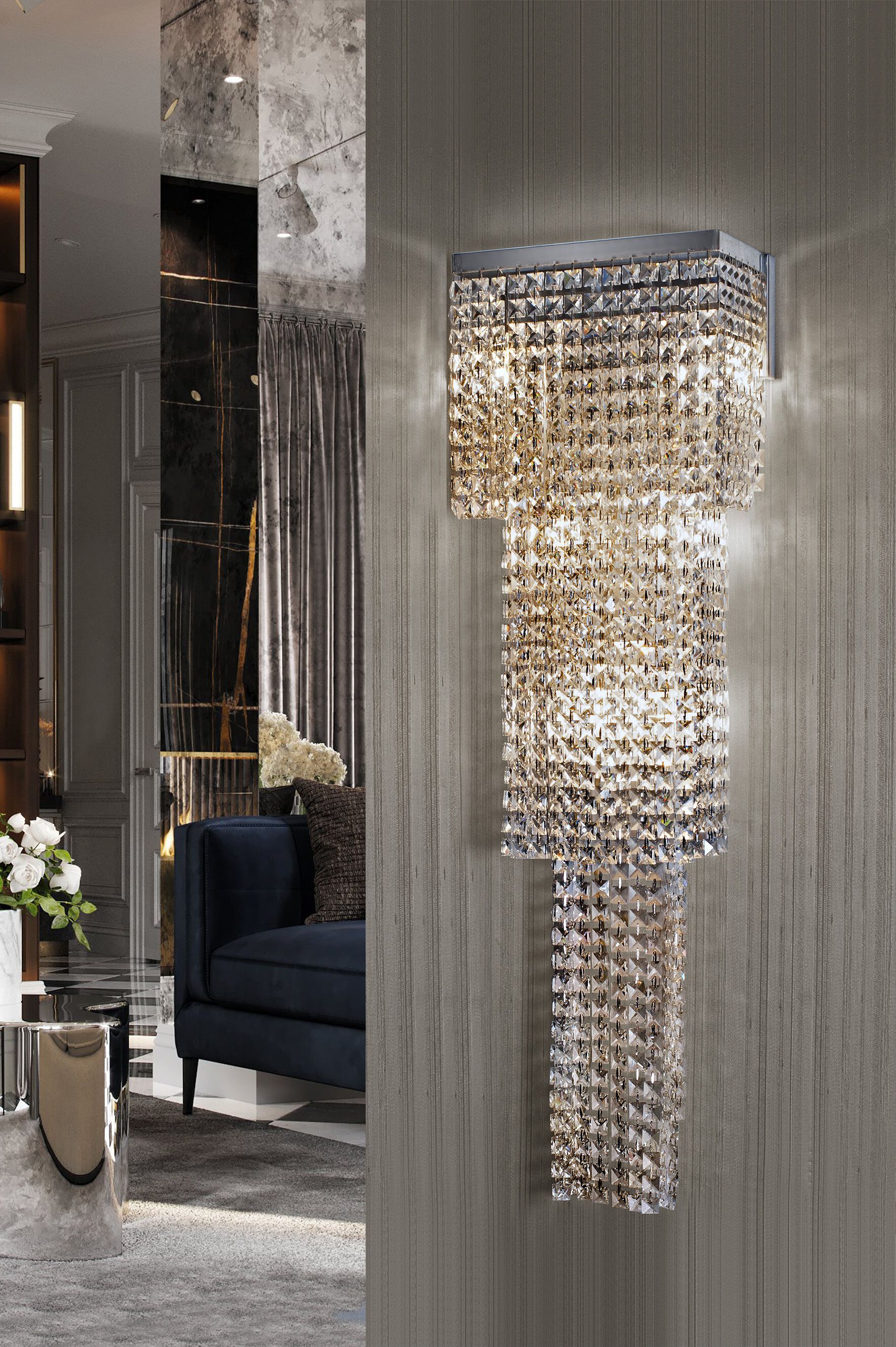 Настенный светильник с кристаллами K-Lighting Rebelo ARCH-00028112 - Вид №1